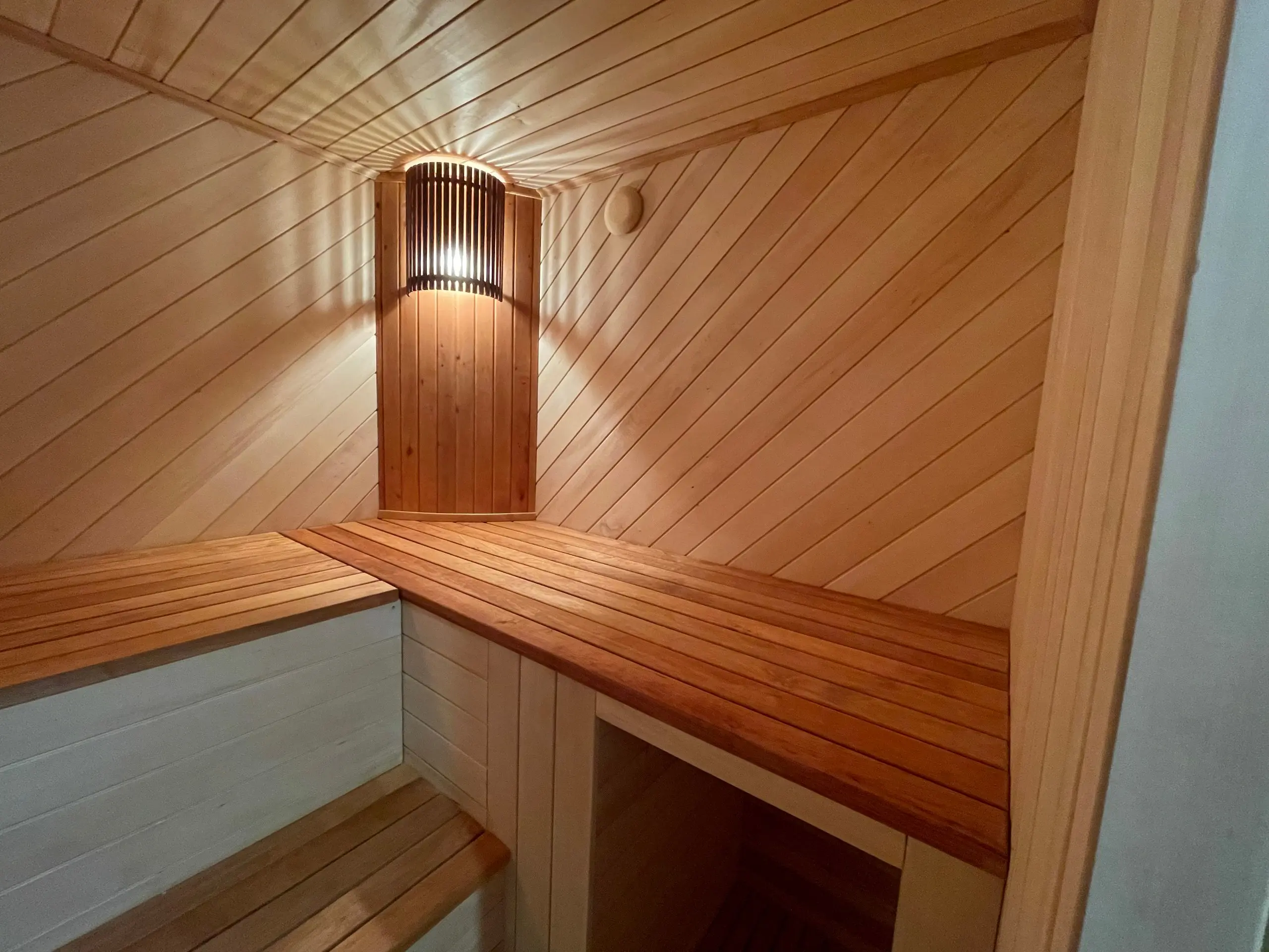 Realizovaná sauna 23 m² — fotografie
