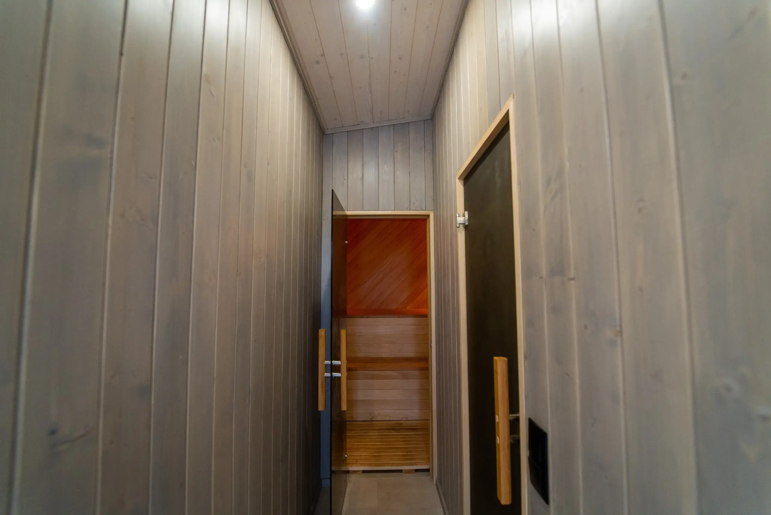Realizovaná sauna 23 m² — fotografie