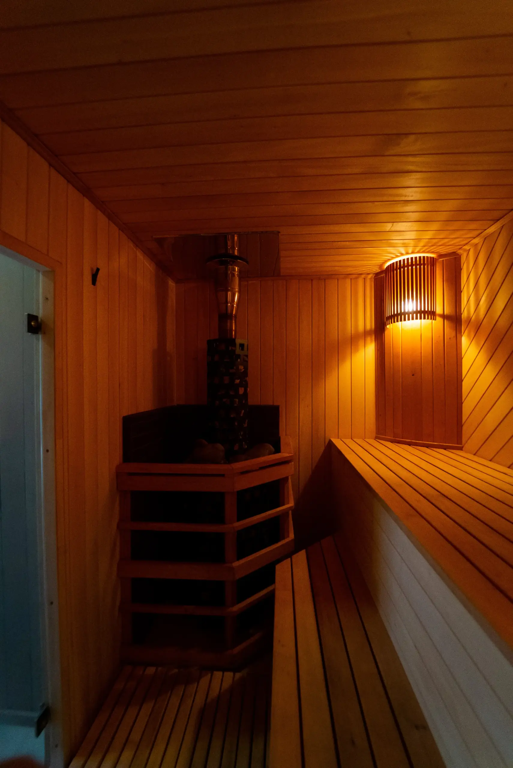 Realizovaná sauna 23 m² — fotografie
