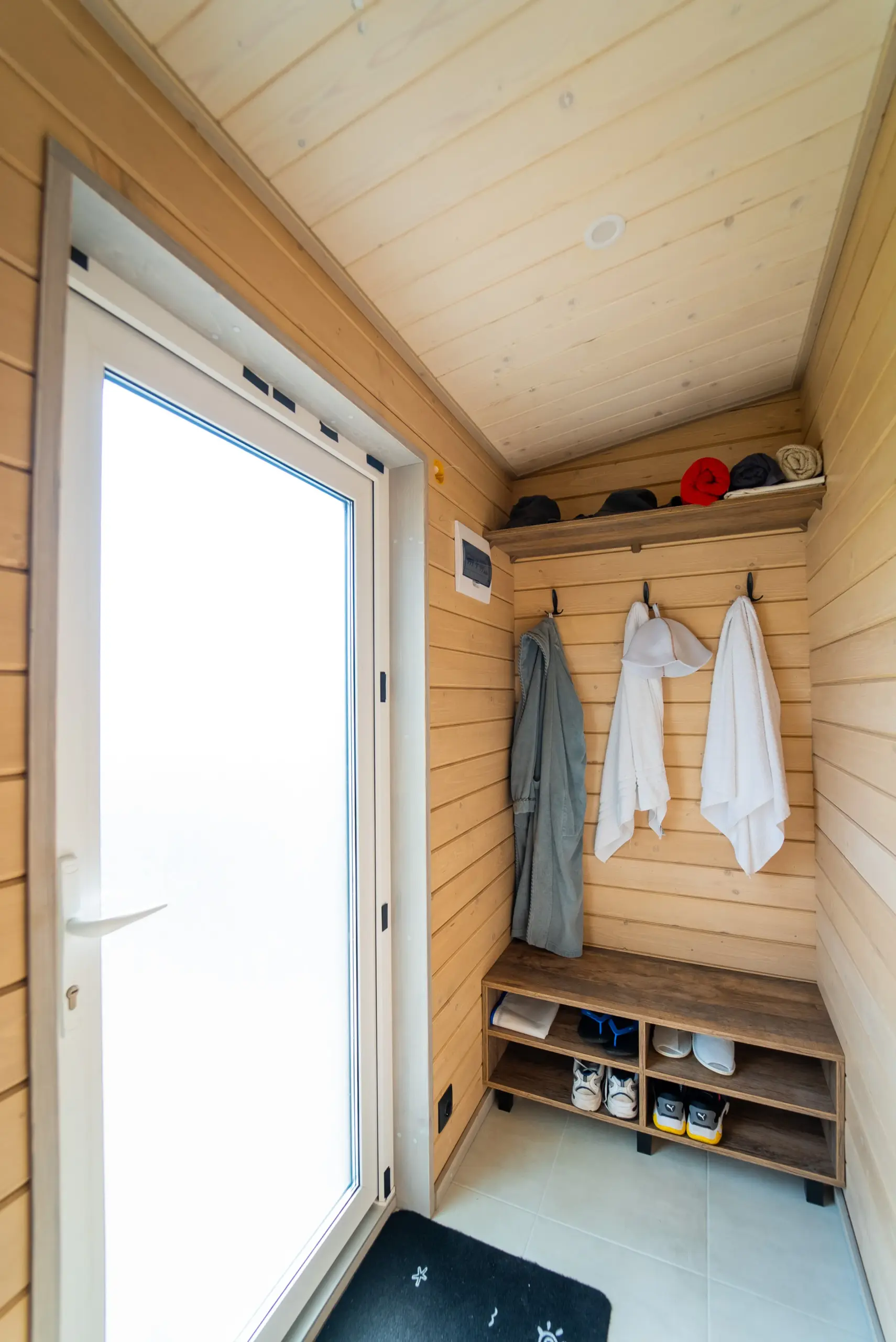 Realizovaná sauna 23 m² — fotografie
