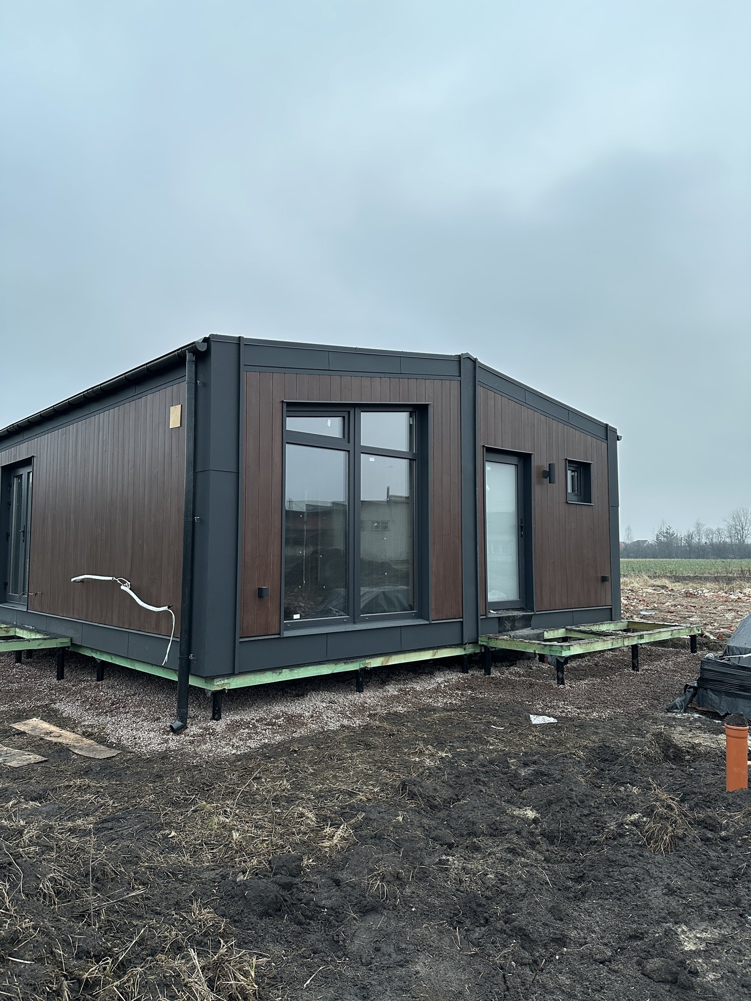 Prosklená část domu 75 m²
