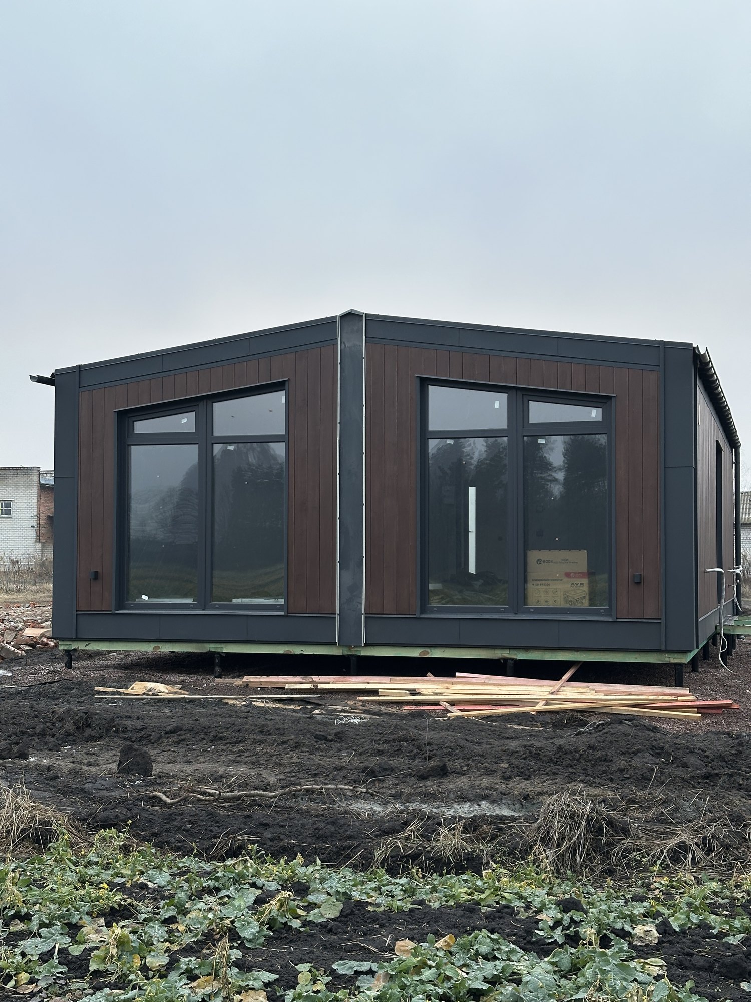 Čelní pohled na dům 75 m²